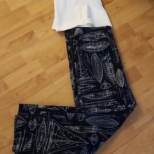 Side zipper stretchy pants